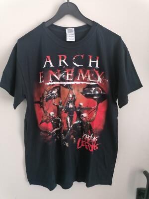 ARCH ENEMY Khaos Legions Tour Shirt 2011 - Größe M Rar Rare