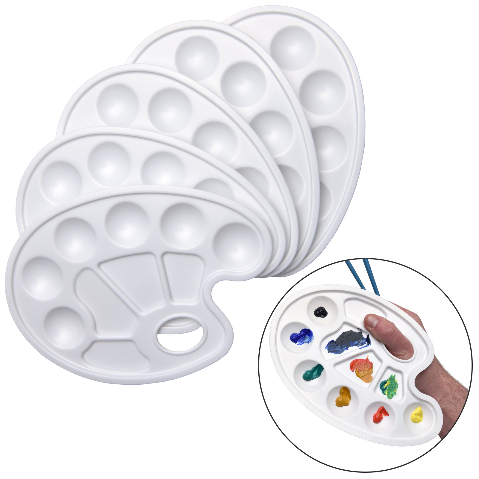 Farbmischpaletten SETS Mischpalette Farbpalette Malpalette Palette Kunst Malen