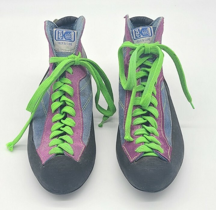 Vintage Kamet Trek and Climb Climbing Shoes Purple Blue  display picture 3