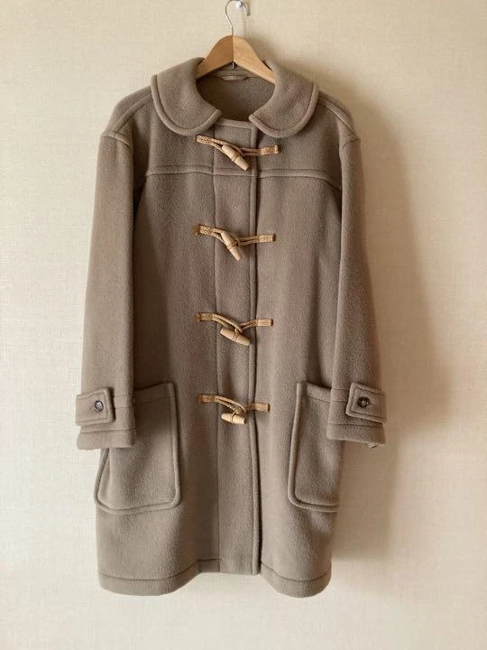 MARGARET HOWELL Wool Nylon Duffle coat Beige Women Used from Japan