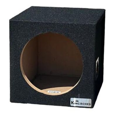 King Boxes 10'' Single Sealed Carpeted Universal Subwoofer Box / S10S
