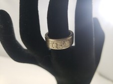 Unique  1941 Walking Liberty Half Dollar 90  Silver  Handmade Ring 