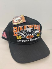 Vintage 2002 Daytona Bike Week Motorcycle Trucker Hat Snapback Cap VTG NOS new