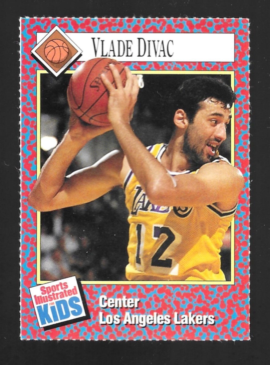 Vlade Divac LA Lakers #246 NBA Sports Illustrated for Kids SI For