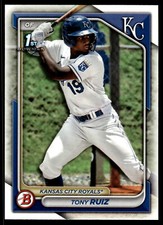 2024 Bowman #BP-80 Tony Ruiz Kansas City Royals