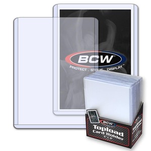 1000-BCW-Standard-3-x-4-Toploaders-Full-Case-Plain-Trading-Card-Top-Loaders