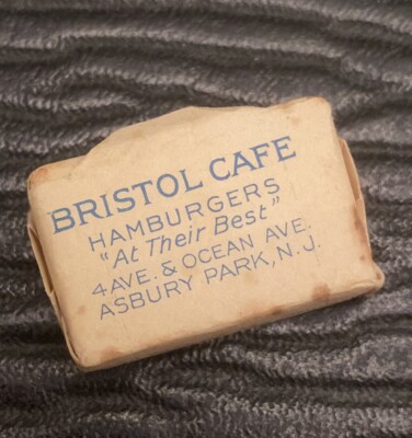 Antique Asbury Park, NJ Restaurant Bristol Cafe New Jersey Shore Sugar Cube