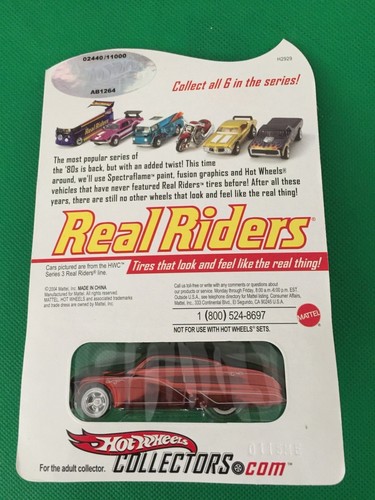 Hot Wheels RLC Real Riders 2004, Purple Passion-02440/11,000 Series 4 -B321 - Picture 9 of 12