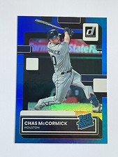 2022 Panini Donruss Astros Chas McCormick Holo Blue Rated Rookie #70