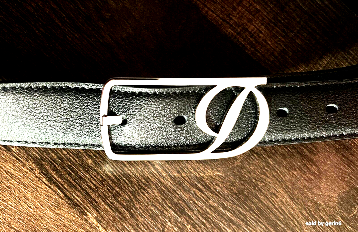 S.T. Dupont 30mm Black Belt With Iconic  display picture 1