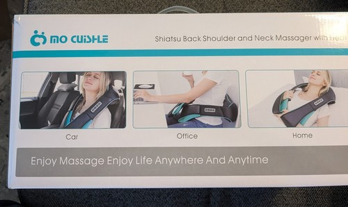 Mo Cuishle Neck Shoulder Back Massager with Heat - Shiatsu Neck Massager  - Picture 3 of 6