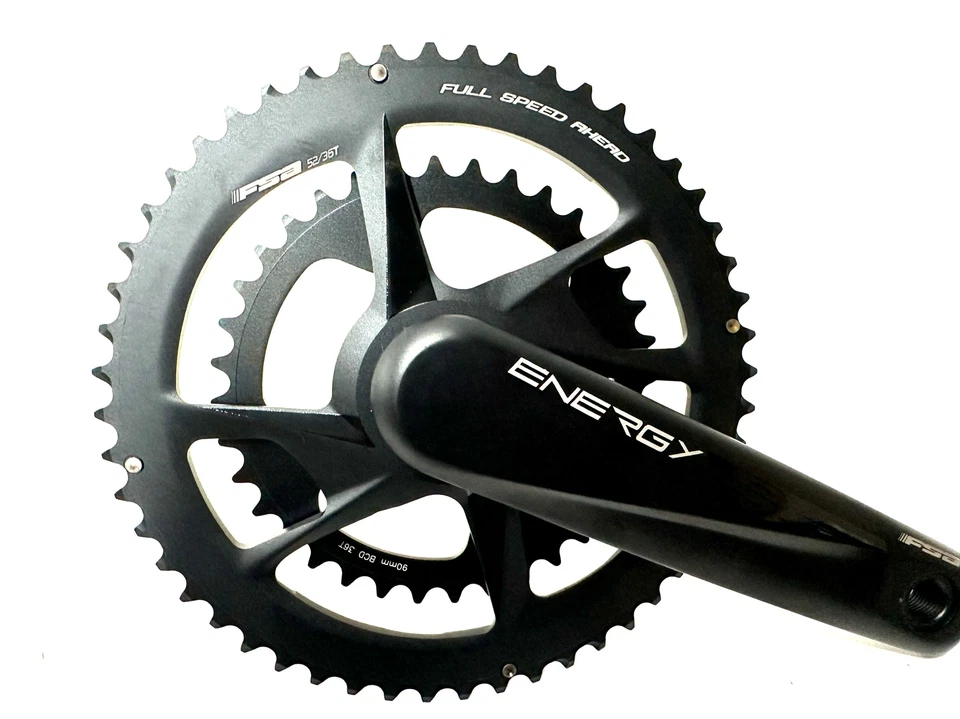 FSA Energy Modular BB386EVO Road Gravel Crankset 170mm 9/10/11/12 52/36t New - Image 2 of 4