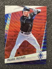 2020 Panini Chronicles Phoenix Freddie Freeman #16 Ruby Wave Parallel SP /199
