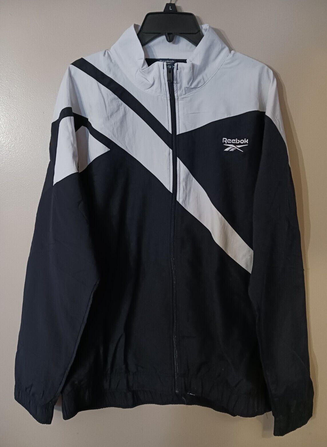 Ripples Henholdsvis Omkreds Reebok Classics Vector Black/White Track Jacket - Men&#039;s Size 2XL ~ NWT  | eBay