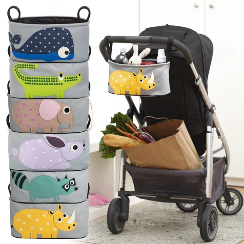 Innova Childrens Stroller Bag Organizer | Fun Designs with Cup Holder - Picture 1 of 18