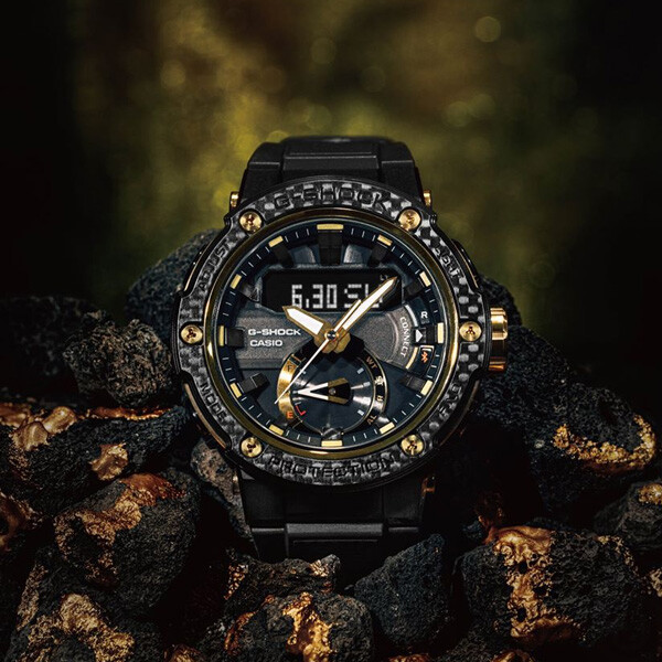 G-Shock G-Steel Carbon Core Guard Bluetooth Watch GShock GST-B200X