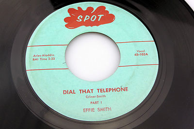 英7” Effie Smith Dial That Telephone WI4010 Sue Records /00080 Effie Smith – Dial That Telephone - VG+ (VG- cover) LP