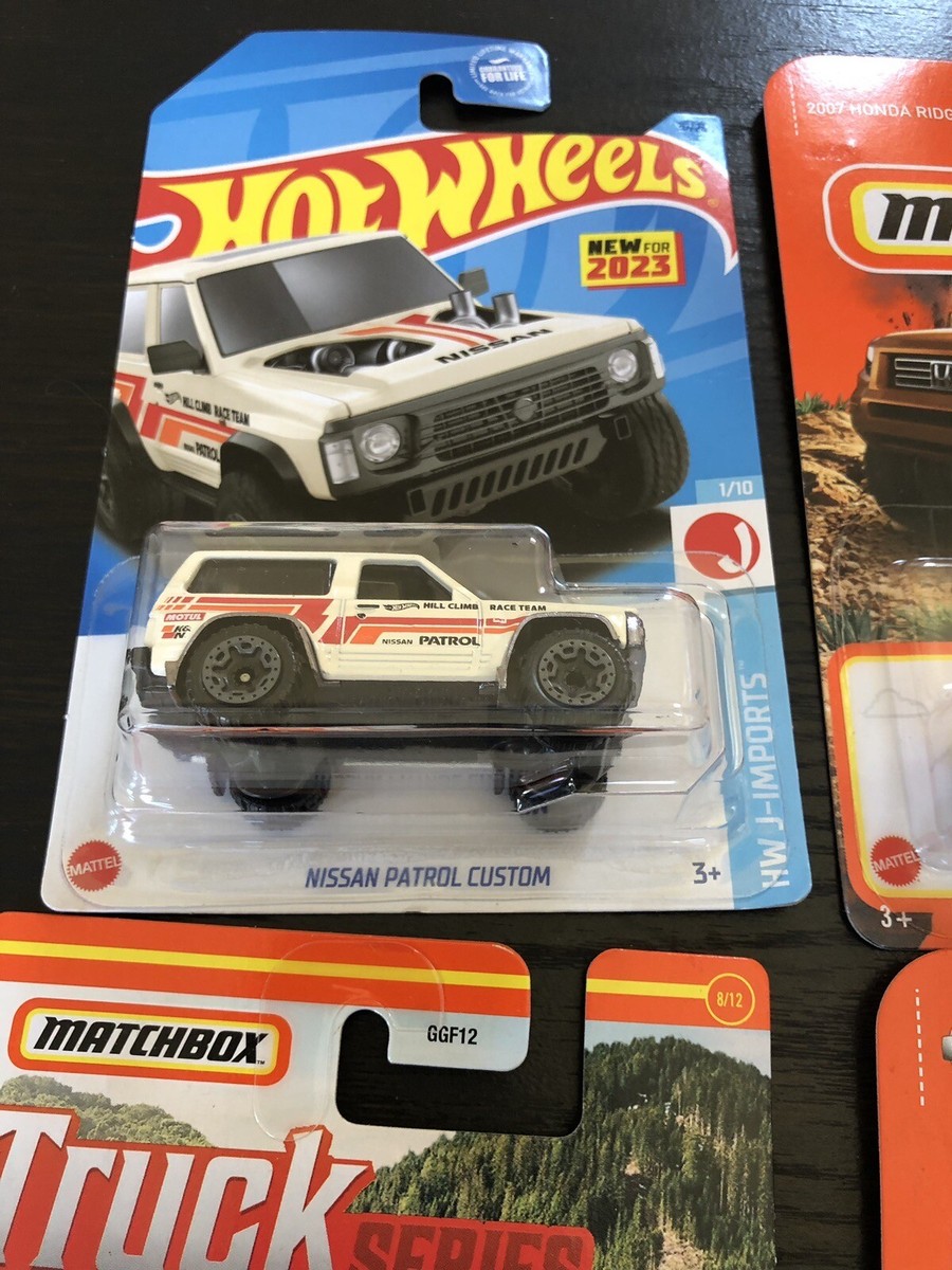 Hot Wheels And Matchbox Trucks Lot Of 4 Nissan Patrol Custom