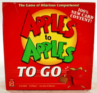 Apples to Apples To Go Board Gae  Ages 12+ 4-8 Players