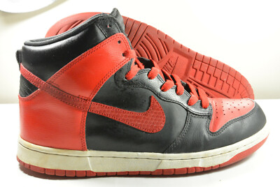 NIKE 2012 J PACK DUNK HI X JORDAN I BRED HYBRID 9.5 VINTAGE MAX 90