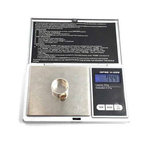 Anillo de plata 925 joyería de diseño moderno chapado en oro 2.05ct ópalo 17.8mm / 56 - Imagen 20 de 20