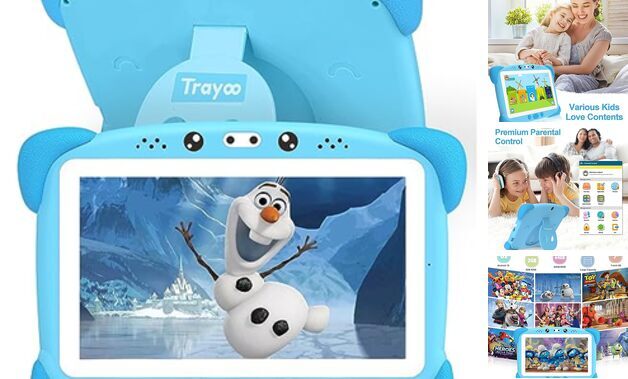 Kids Tablet 7 Toddler Tablet for Kids, 32GB Tablet for Toddler Learning, Blue