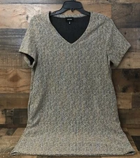 Heyson Mini Dress Medium Pockets Retro Minimalist 70s Boho Chic Capsule Wardrobe