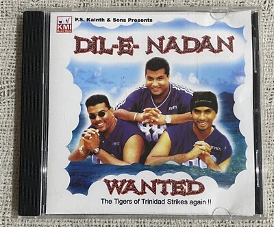DIL-E-NADAN-WANTED-THE TIGER OF TRINIDAD STRIKES AGAIN-BOLLYWOOD REMIX STYLE CD.