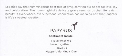 PAPYRUS VALENTINES CARD NIP MSRP $5.95 YOU'RE MINE CARD (N2) - Picture 3 of 3