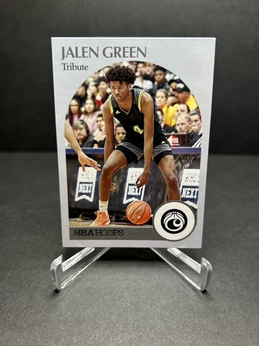 2021-22 Panini Chronicles Jalen Green Draft Picks Hoops Tribute Rookie #54