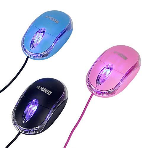 Kids Mouse for Laptop USB Ergonomic Mouse Wired Optical Mice for PC Mouse Blue - Picture 7 of 9