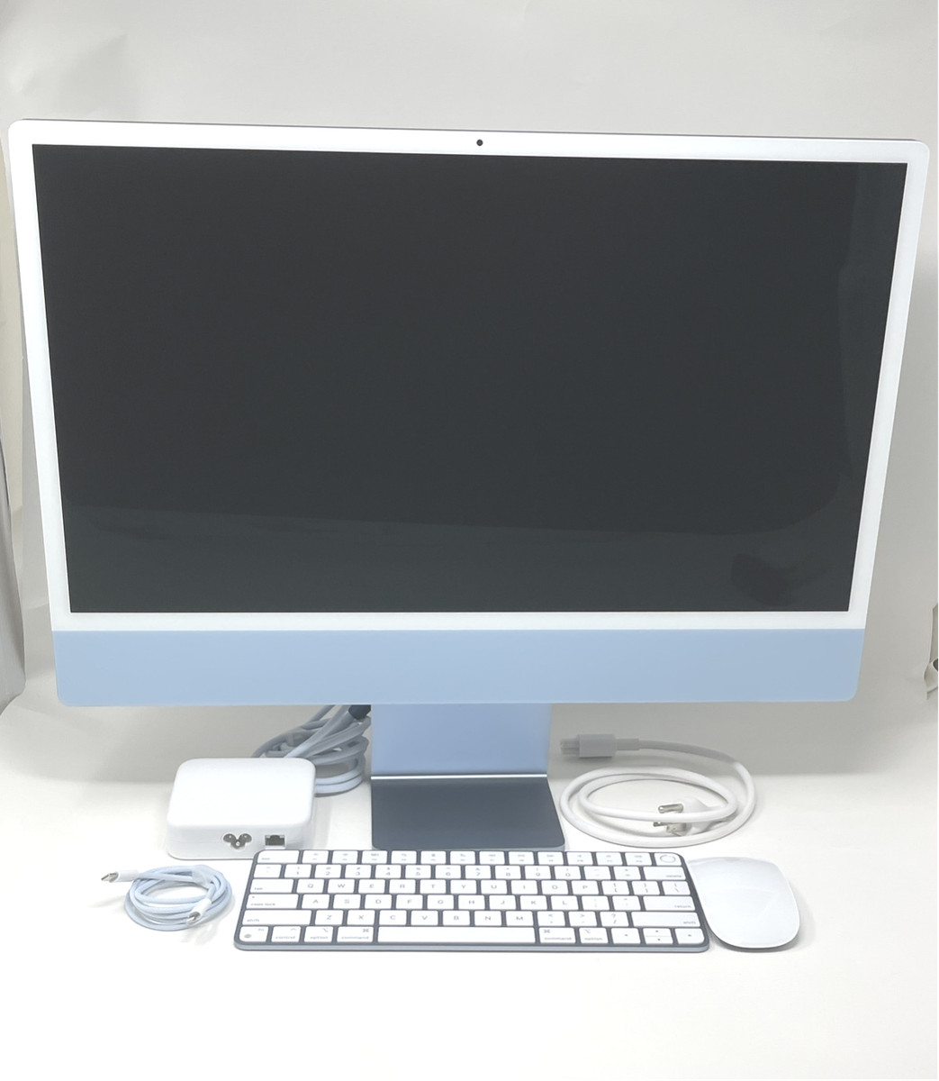 iMac (24インチ, M1, 2021) ブルー 16GB 512GBSSD Amazon.com: Apple 2021 iMac with Apple M1 Chip, 24-inch