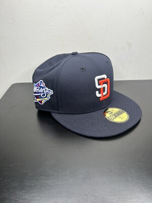 San Diego Padres New Era 59FIFTY Fitted Hat 98 World Series Side