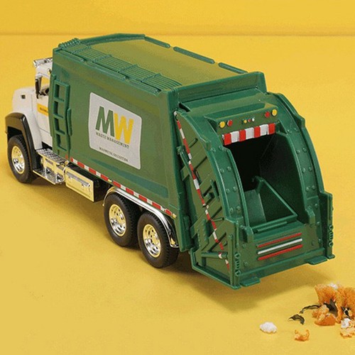 1:50 Garbage Dump Truck Toys Model Diecast Waste Management Pull Back Vehicle - Picture 12 of 14