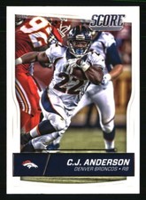 C.J. Anderson 2016 Score #97 FOOTBALL Card