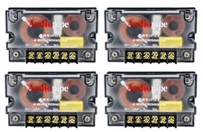 4 Pack 300 Watts Peak 2 Way Crossover Passive Car Audio Speaker Signal CRX-203