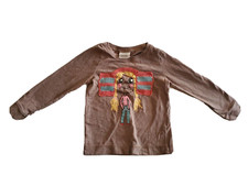 Mini Boden Long Sleeve Girls Shirt Applique Size 2-3Y