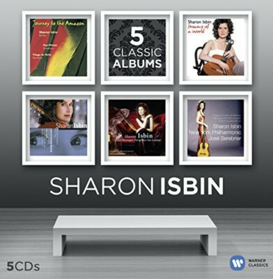 Cd-50. 5 Classic Albums by Sharon Isbin 5 CD Box Set 2014 Warner Classics Sealed