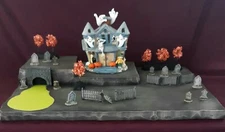 Large Halloween Toxic Pond Village Display 24x16 Platform Base Dept 56 Lemax