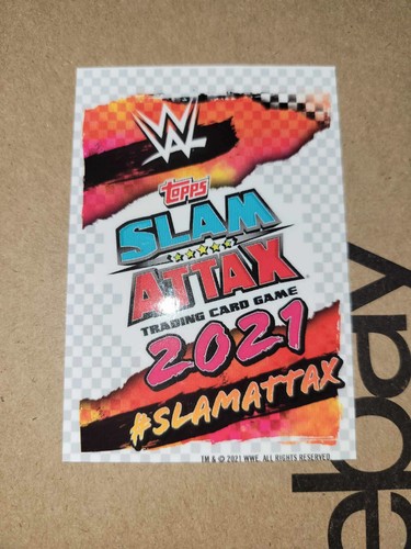 WWE Slam Attax 2021 RARE LILLY Firefly Funhouse Card 28/100 Alexa Bliss - Picture 2 of 2