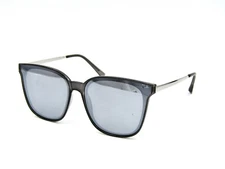 Duco W016 Retro Polarized Sunglasses, Grey / Silver. 64-15-150 #35V
