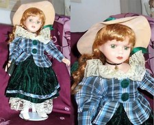 Bambola porcellana bambola ceramica  antica bambola grande doll dolls 