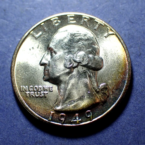 1949 Washington Quarter  BU