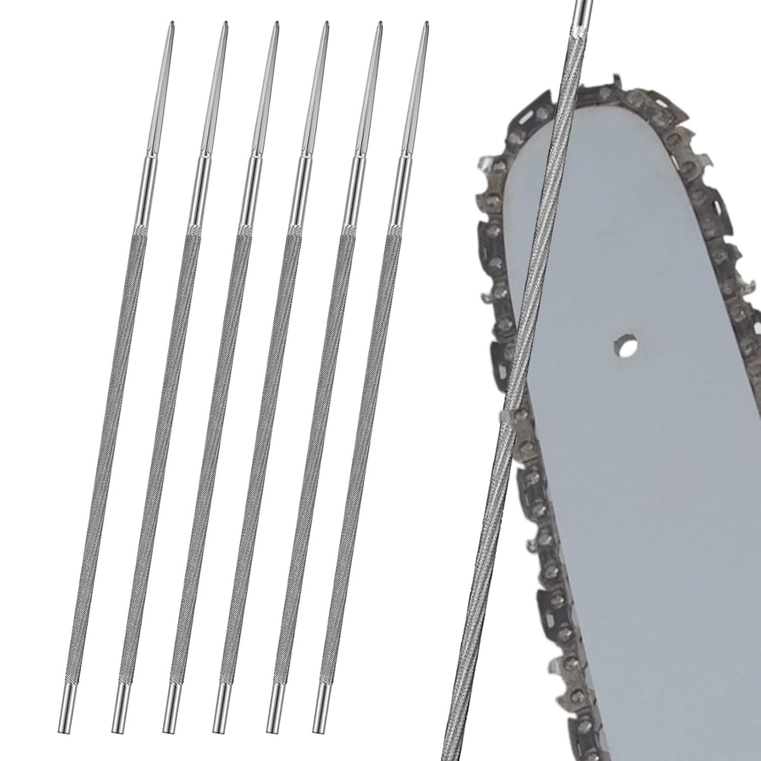 Lime pour tronçonneuse 4,8mm pour l'entretien régulier des chaînes de coupe en bois