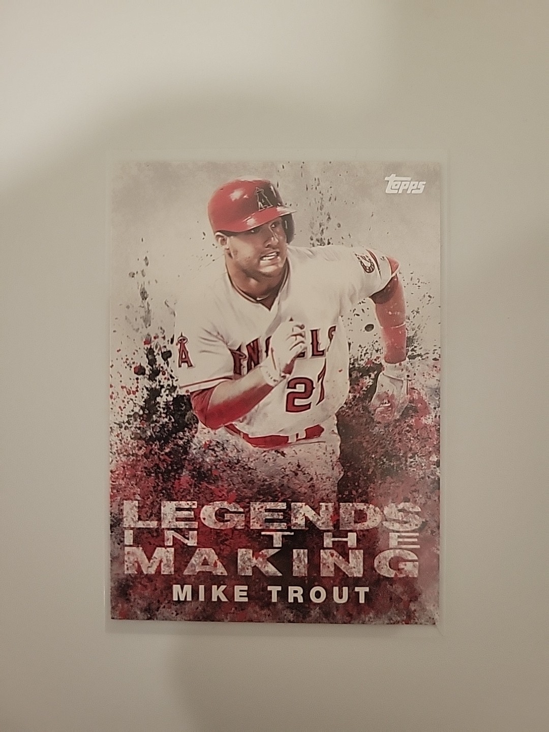 2018 Topps - Legends in the Making Series 1 Mike Trout #LTM-MT