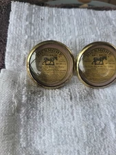 Bridle Rosette's Bickmore Gall Salve Horses Maine  Adv Pck  2 in brass and glass