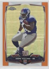 2014 Topps Chrome Retail Orange Refractor Andre Williams #154 0a3
