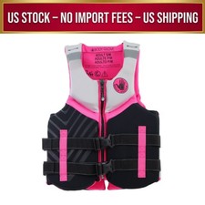 Body Glove Women's Adult Neoprene PFD Life Jacket and Vest, Dual Size S/M, Pink