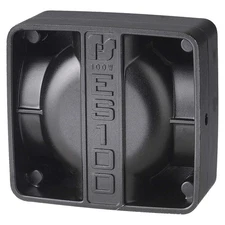 FEDERAL SIGNAL ES100C Vehicle Speaker,100W,Black 35ZX59