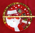 Lori Siebert for Silvestri Glass Fusion Christmas Santa Clause Platter Plate 11” — photo 5